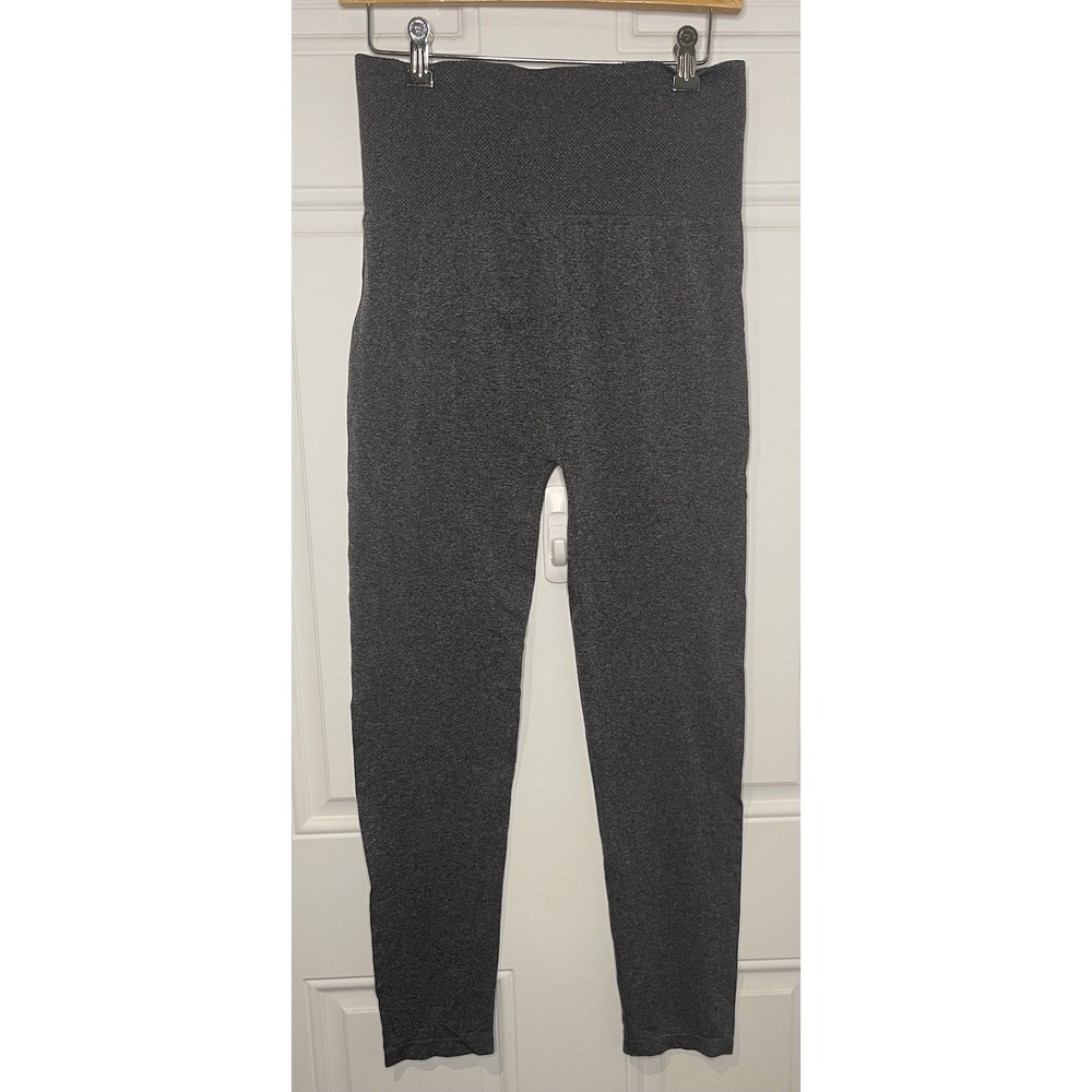 Zenana Outfitters Leggings Women's 2X-3X Gray High Waisted Full Length